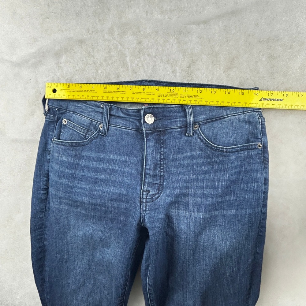 Torrid Jeans Women‎ 10R Perfect Skinny Ankle Mid Rise Premium Stretch Dark Wash - Picture 7 of 15